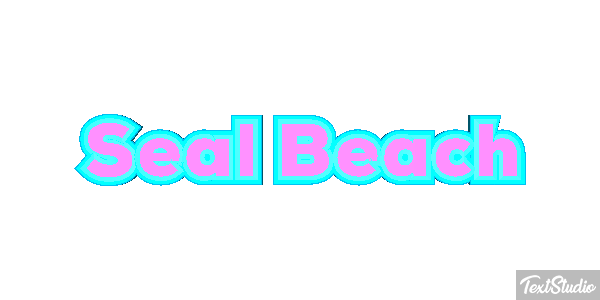 Seal Beach Texteffekt