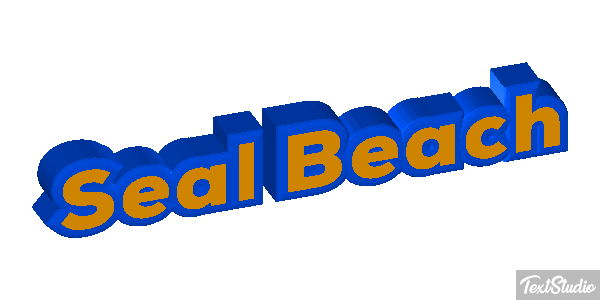 Seal Beach Texteffekt