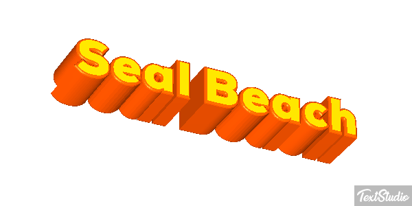 Seal Beach Texteffekt