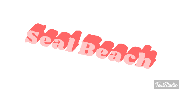 Seal Beach Texteffekt
