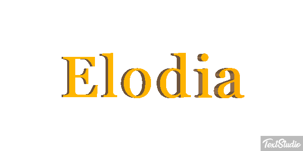 Elodia Effetto testo