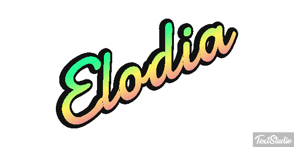 Elodia Effetto testo