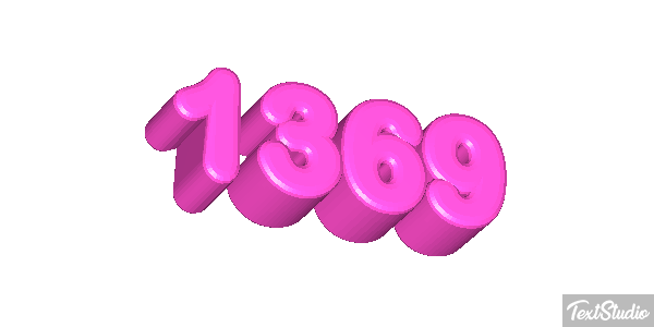 1369 Text effect