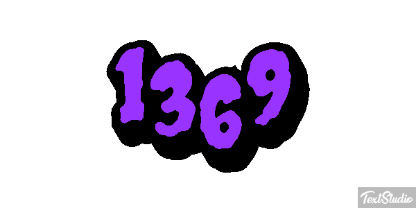 1369 Text effect