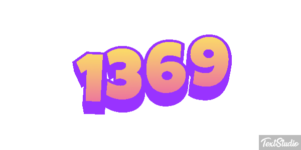 1369 Text effect