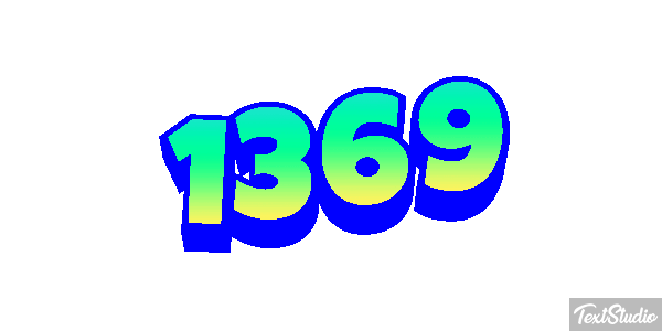 1369 Text effect