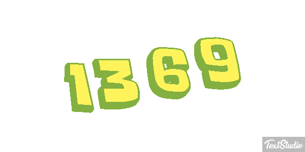 1369 Text effect