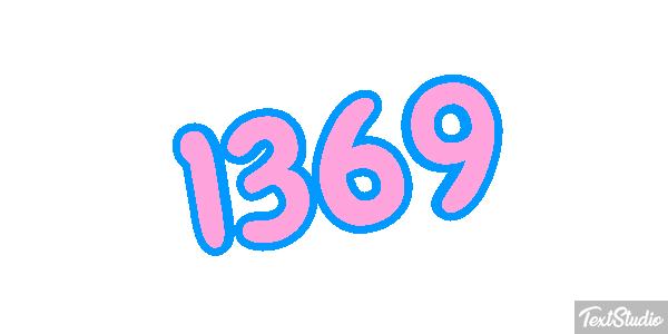 1369 Text effect