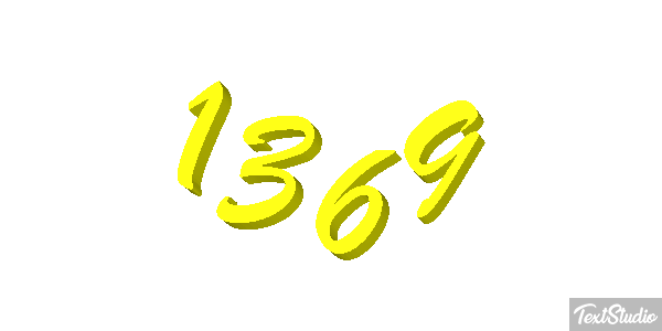 1369 Text effect
