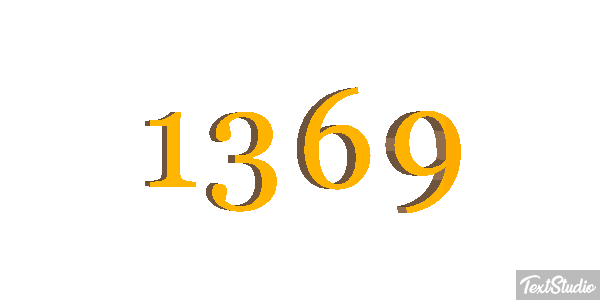 1369 Text effect