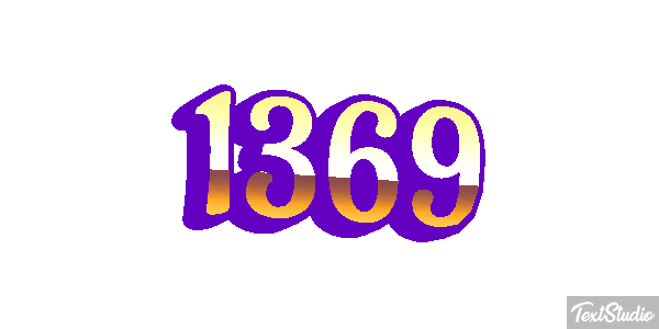1369 Text effect