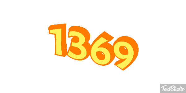1369 Text effect