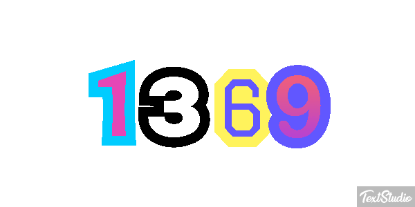 1369 Text effect