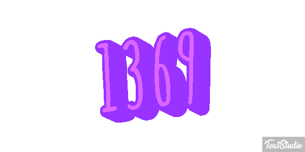 1369 Text effect