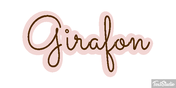 Girafon Effet de texte