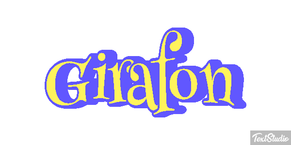 Girafon Effet de texte