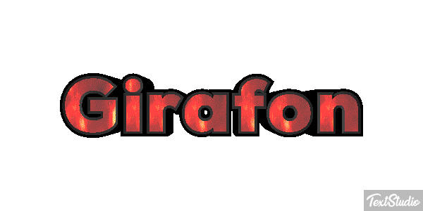 Girafon Effet de texte