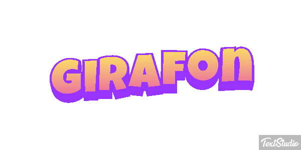 Girafon Effet de texte
