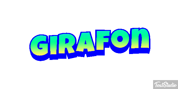 Girafon Effet de texte