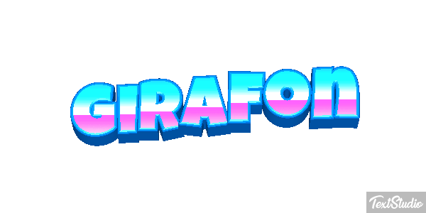 Girafon Effet de texte