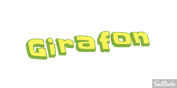 Girafon Effet de texte