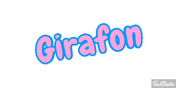 Girafon Effet de texte