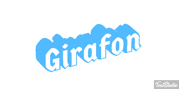 Girafon Effet de texte