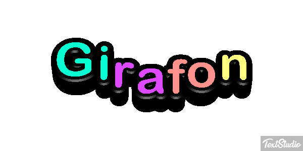 Girafon Effet de texte