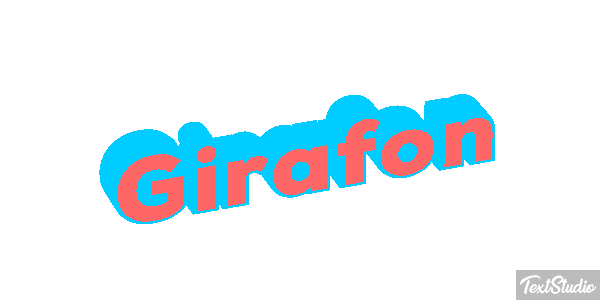 Girafon Effet de texte