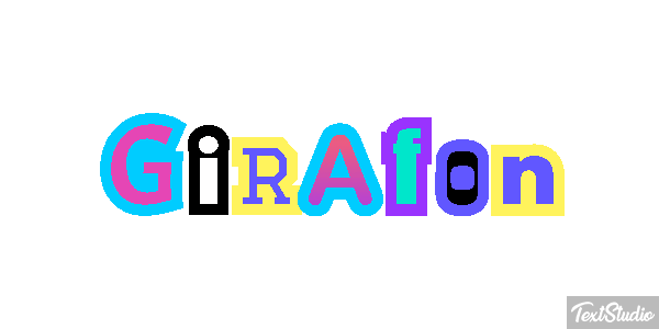 Girafon Effet de texte