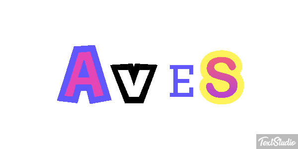 Aves Effet de texte