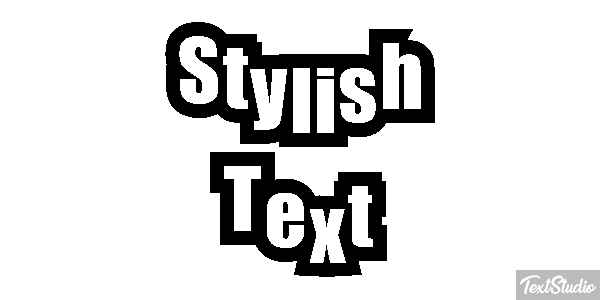 Stylish Text Text effect