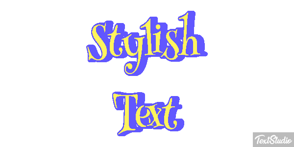 Stylish Text Text effect