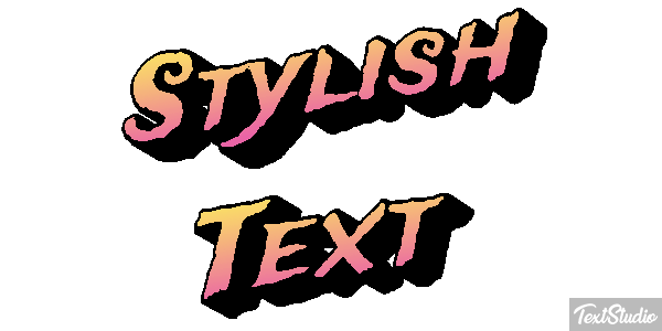 Stylish Text Text effect