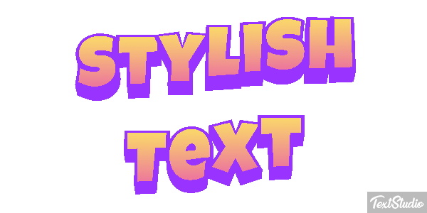 Stylish Text Text effect
