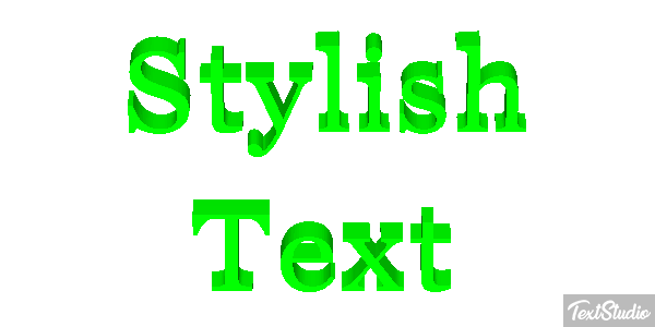 Stylish Text Text effect