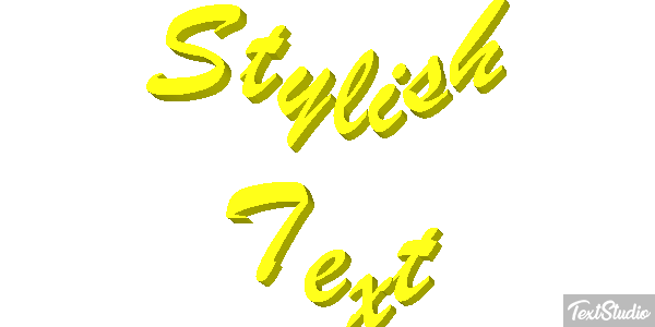 Stylish Text Text effect