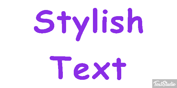 Stylish Text Text effect