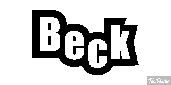 Beck Effet de texte