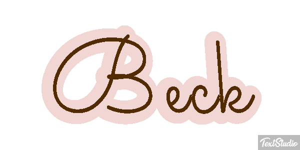 Beck Effet de texte
