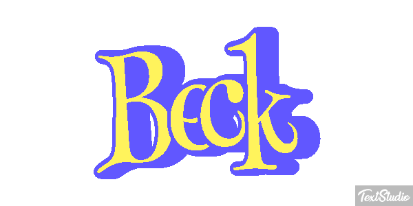 Beck Effet de texte