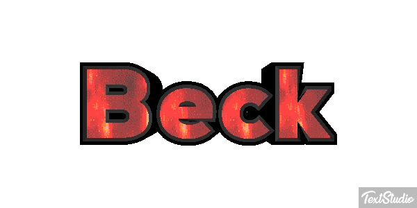 Beck Effet de texte