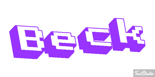 Beck Effet de texte