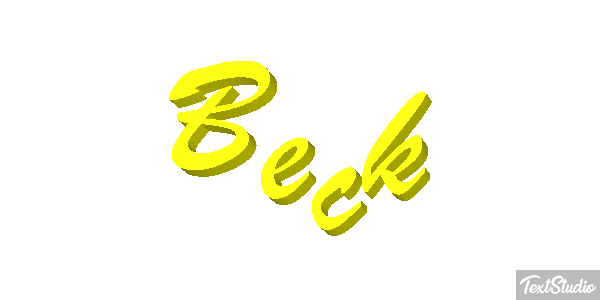 Beck Effet de texte
