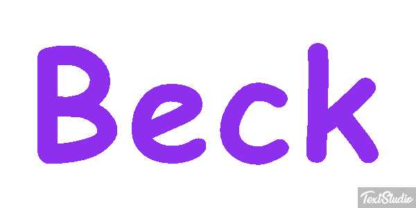 Beck Effet de texte