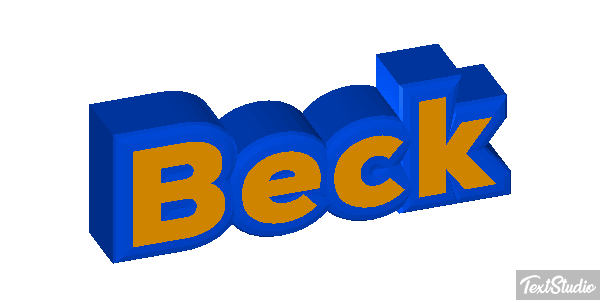 Beck Effet de texte