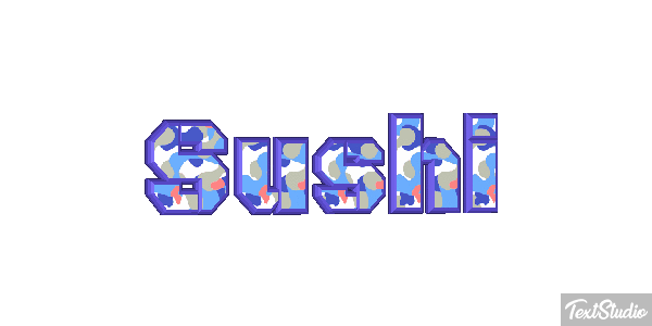 Sushi Text effect