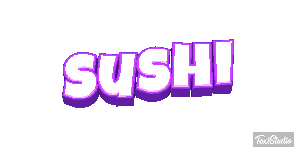 Sushi Text effect