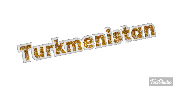 Turkmenistan Text effect