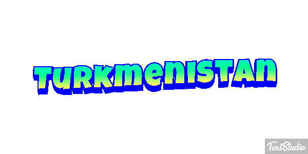 Turkmenistan Text effect